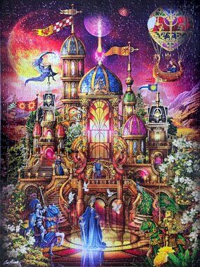 Krystol's Palace, 1000 piece puzzle, Buffalo Games